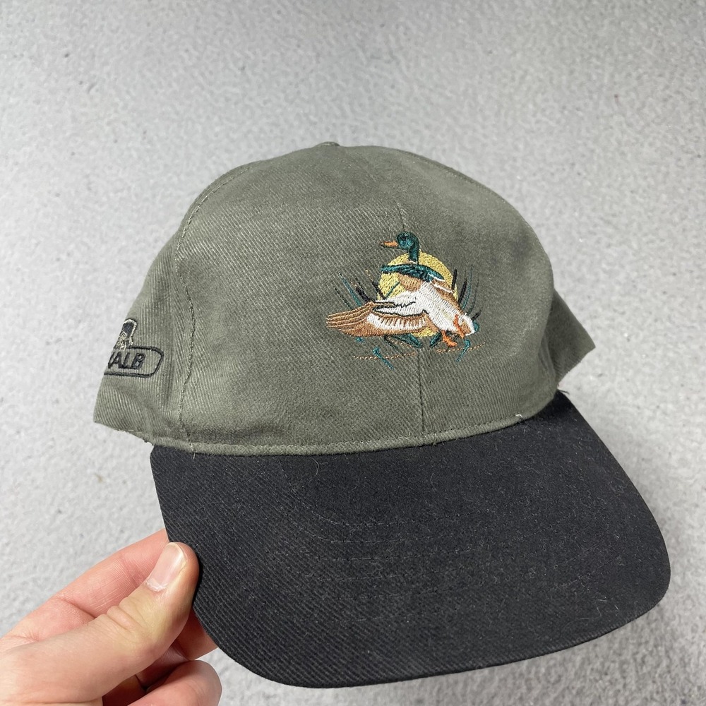 DEKALB Hat Cap Snap Back One Size Mens Green Duck Mallard Hunting Outdoor